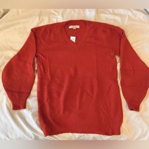 NWT puff sleeve super-soft sweater